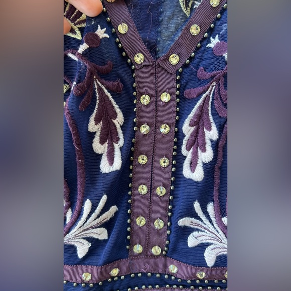 Anthropologie Moulinette Soeurs Embroidered Alicante Dress 2 - Picture 5 of 14